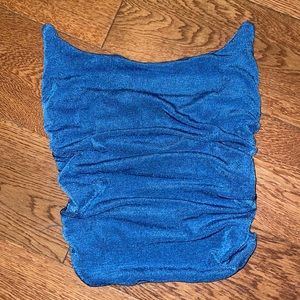 Amazon• blue shiny top